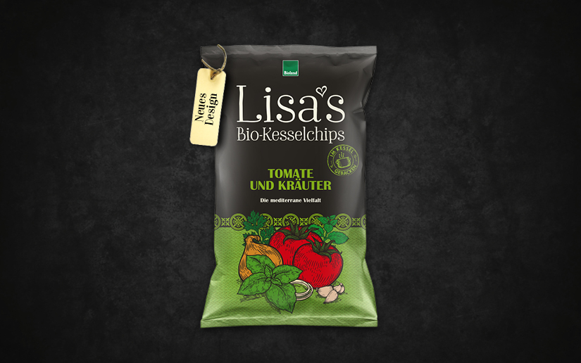 Markenrelaunch für Lisa’s Chips